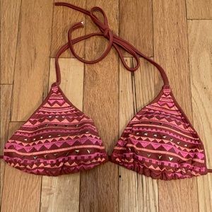 Triangle bikini top